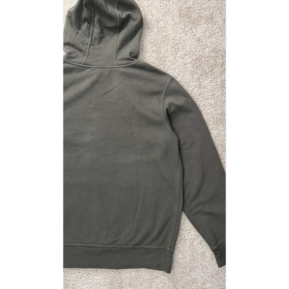 The North Face Half Dome Pullover‎ Hoodie Olive Green Size Large Kangaroo Pocket